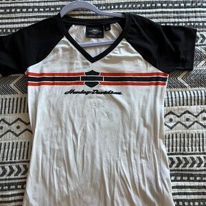 Harley Davidson v-neck tee